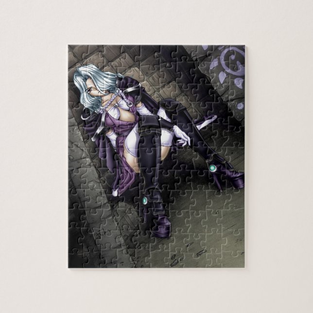 Anime Warrior Girl Jigsaw Puzzle (Vertical)