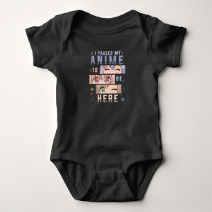 Anime watching Girl Japanese Anime Lover Baby Bodysuit