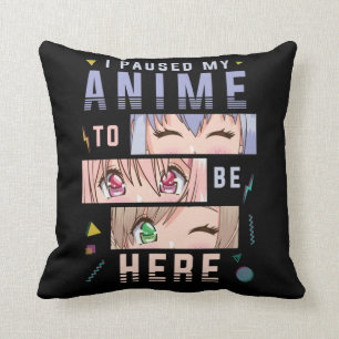 Anime watching Girl Japanese Anime Lover Cushion