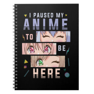 Anime watching Girl Japanese Anime Lover Notebook