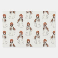 Anime Weeb Girl Manga Pattern Design 