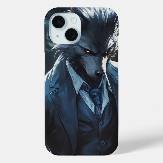 Anime Werewolf Gentleman Case-Mate iPhone Case (Back)