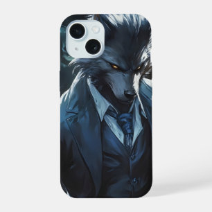 Anime Werewolf Gentleman iPhone 15 Case