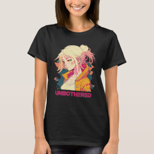 Anime Womens Tshirts Unbothered Girl T-Shirt