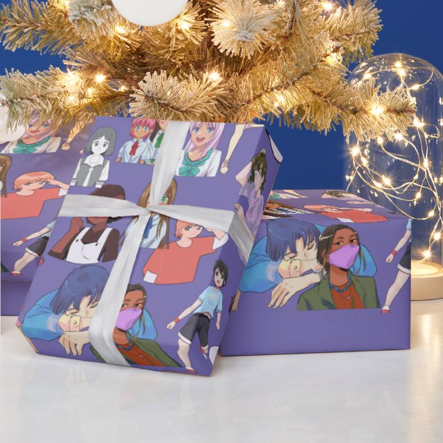 Anime Wrapping Paper  (Holidays)