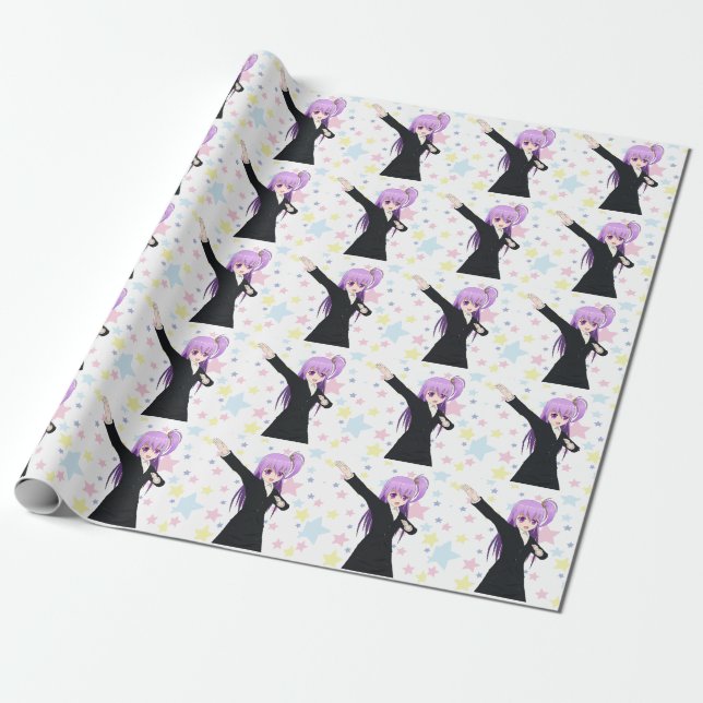 Anime Wrapping Paper (Unrolled)