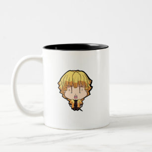 Anime zenitsu demon slayer chacter mug