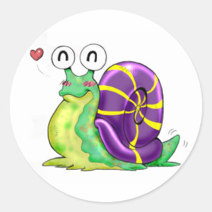 AnimeSnail Classic Round Sticker
