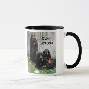 Animo Non Astutia, Gordon Setter Ceramic Mug