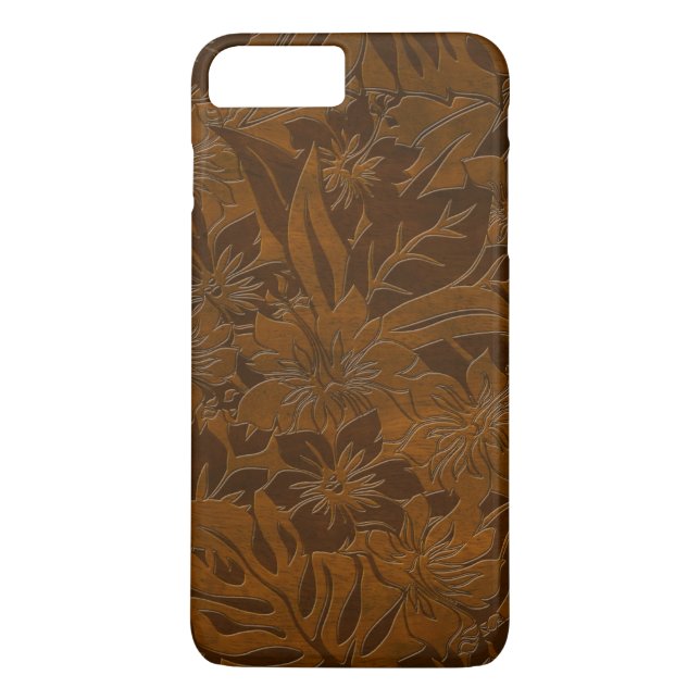 Anini Beach Faux Wood Hawaiian iPhone 7 case (Back)