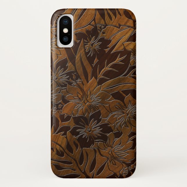 Anini Beach Faux Wood Hawaiian iPhone 7 case (Back)