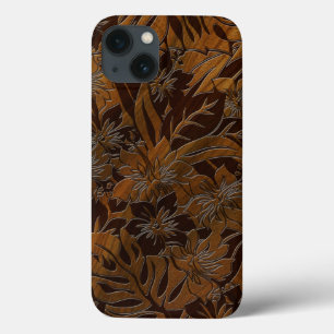 Anini Beach Faux Wood Hibiscus iPad Mini Case