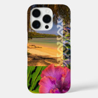 Anini Beach, Kauai Hawaiian Collage