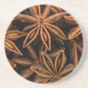 Anise Stars Pattern Coaster