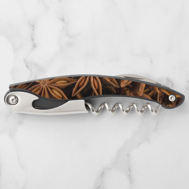 Anise Stars Pattern Corkscrew (Front)