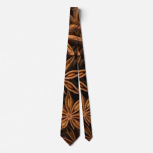 Anise Stars Pattern Tie