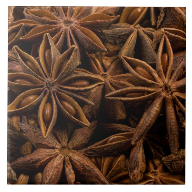 Anise Stars Pattern Tile (Front)