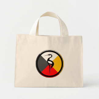 Anishinaabe Dodem Ajijaak Mini Tote Bag