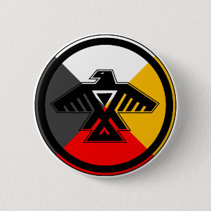 Anishinabek Dodem & 4 Directions Button