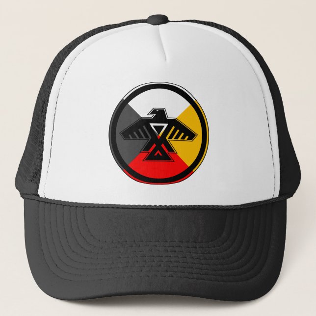 Anishinabek Dodem & 4 Directions Hat (Front)