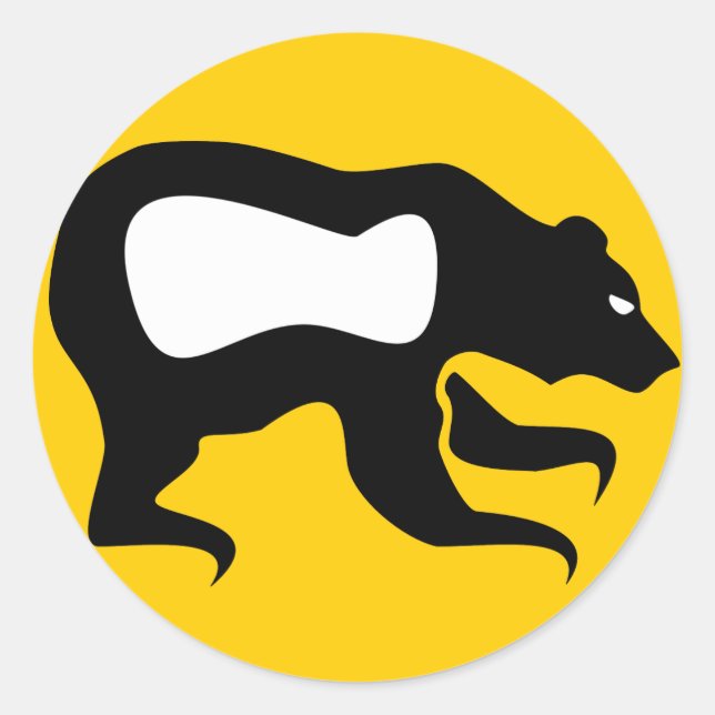 Anishinabek Dodem Mukwah Sticker (Front)