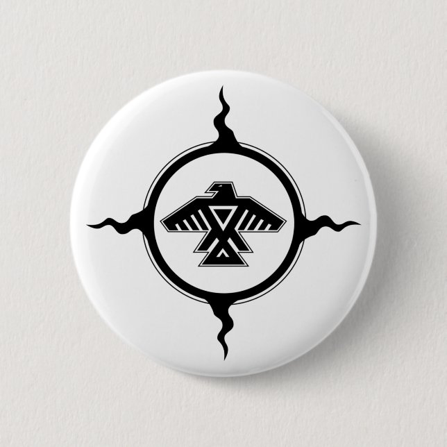 Anishinabek Four Directions Button (Front)