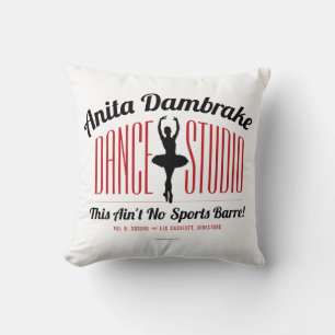 Anita Dambrake Dance Studio Throw Pillow