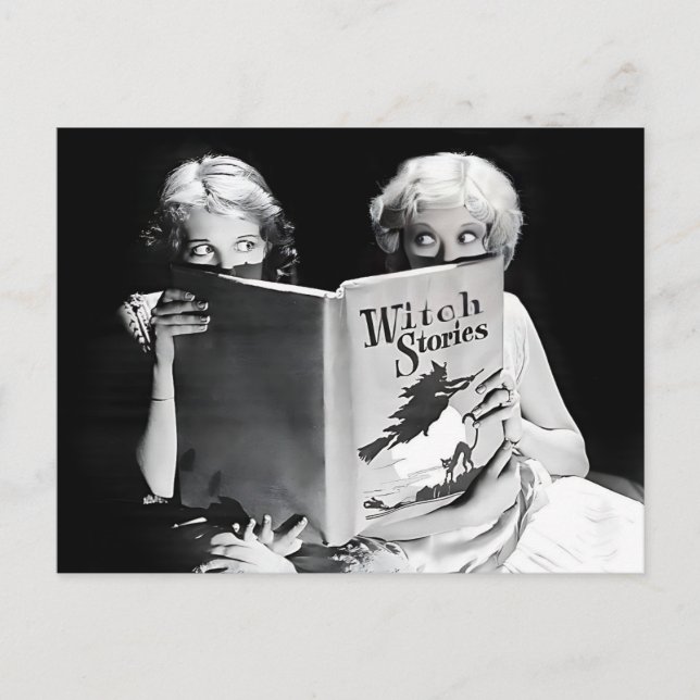 Anita Page & Gwen Lee Movie Stars, Halloween Photo Postcard (Front)