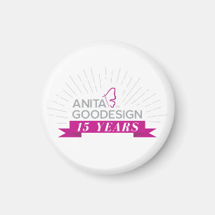Anita's 15th Anniversary Magnet