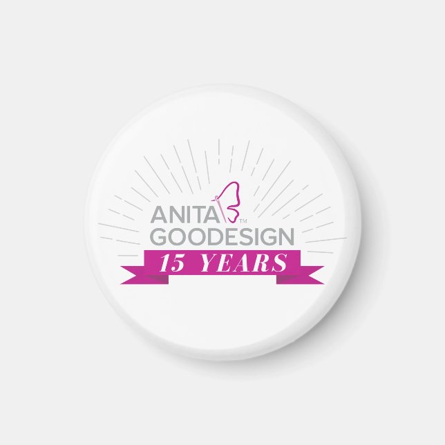 Anita's 15th Anniversary Magnet (Front)