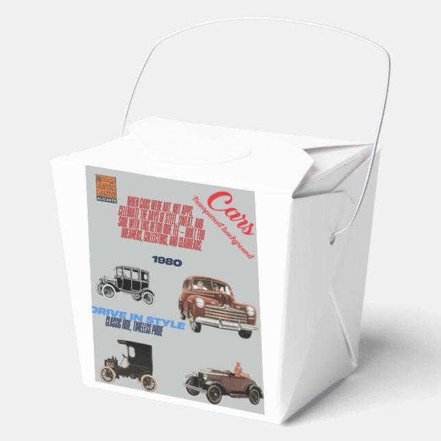 Anitic Car Favour Box (Front)