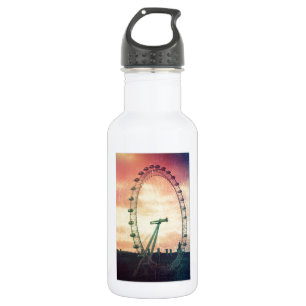 Anitiqued London Eye at Sunrise 532 Ml Water Bottle