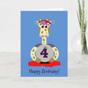Anivalley Gina Giraffe Card