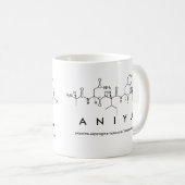 Aniya peptide name mug (Front Right)