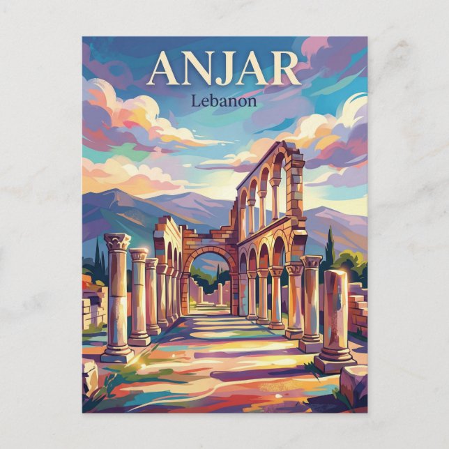 Anjar Lebanon Postcard (Front)