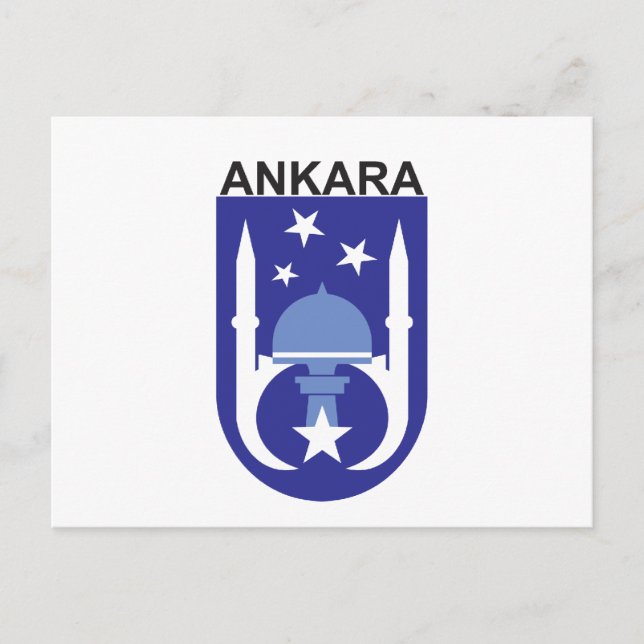 Ankara Flag Postcard (Front)