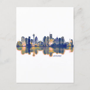 Ankara Skyline Holiday Postcard