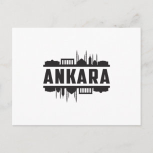 Ankara Turkey City Skyline Cityscape Gift Idea Postcard