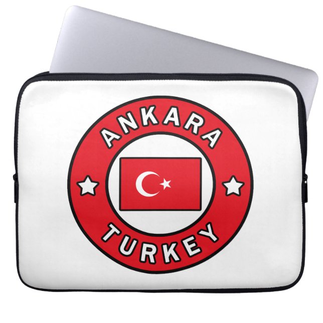 Ankara Turkey Laptop Sleeve (Front)