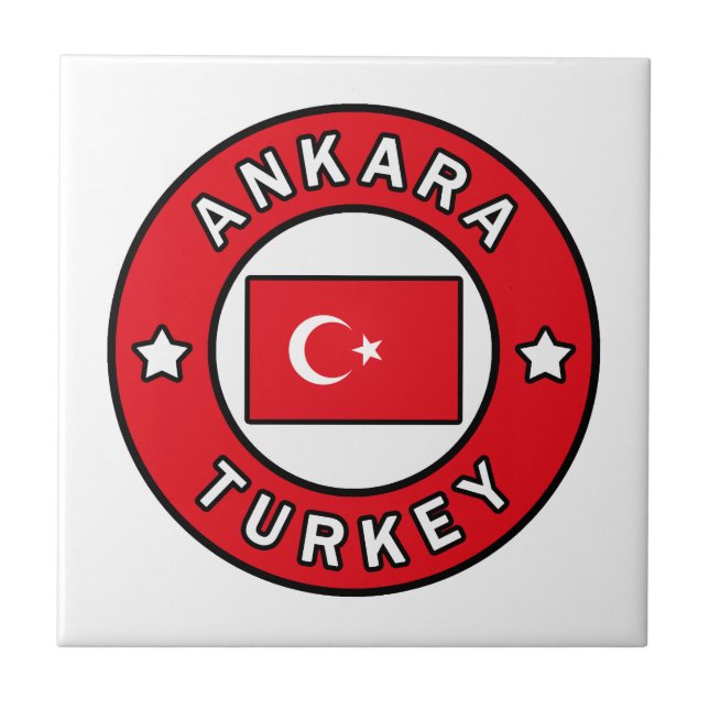 Ankara Turkey Tile (Front)