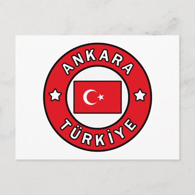 Ankara Türkiye Postcard (Front)