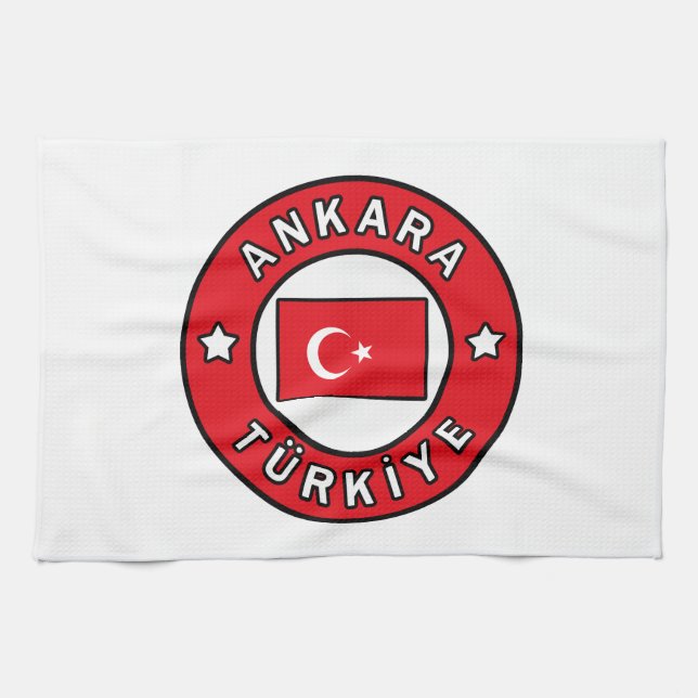 Ankara Türkiye Tea Towel (Horizontal)