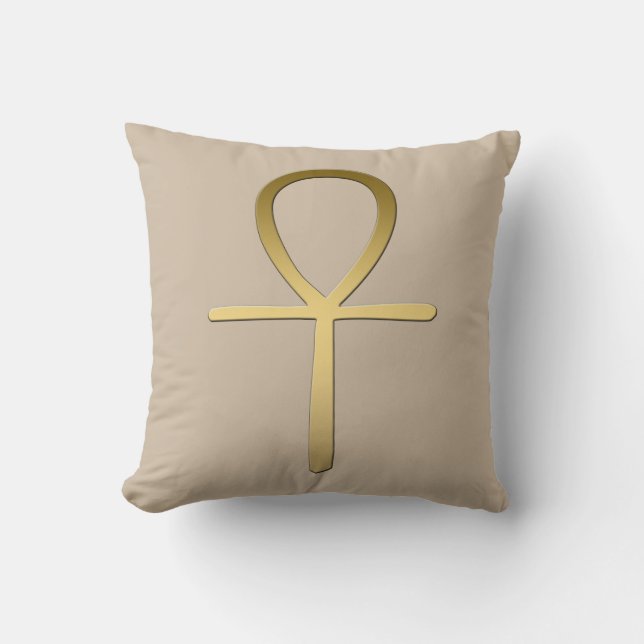 Ankh cross Egyptian symbol Cushion (Front)