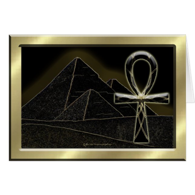 Ankh Lines Card (Front Horizontal)