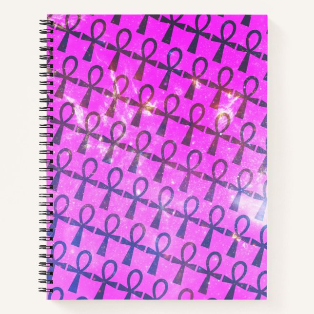 Ankh Pattern Notebook (Front)