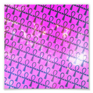 Ankh Pattern Photo Print
