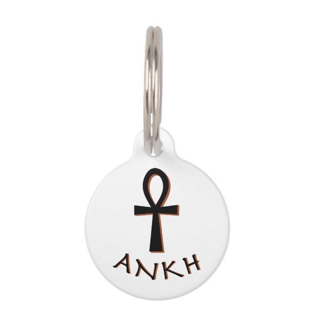 Ankh Pet Tag (Front)