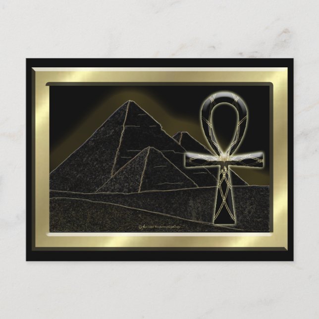 Ankh Pyrimid Postcard (Front)