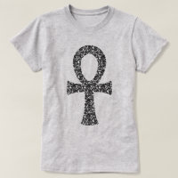 Ankh Swirl Pattern T-Shirt