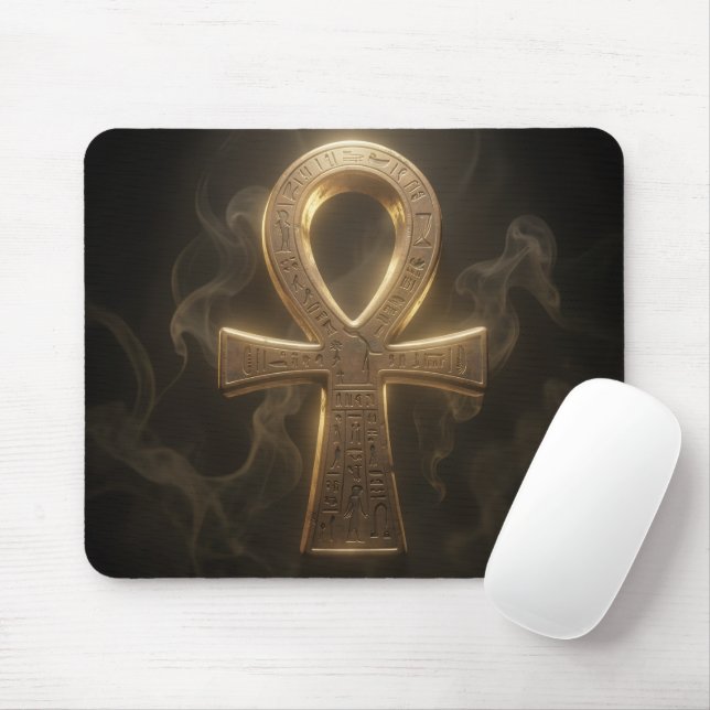 Ankh Symbol Meaning – Key of Life´1 Mouse Mat (With Mouse)